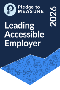 Leading Accessible Employer 2026 badge
